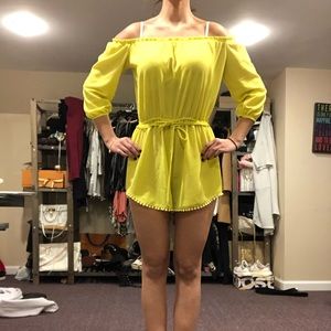 Yellow romper